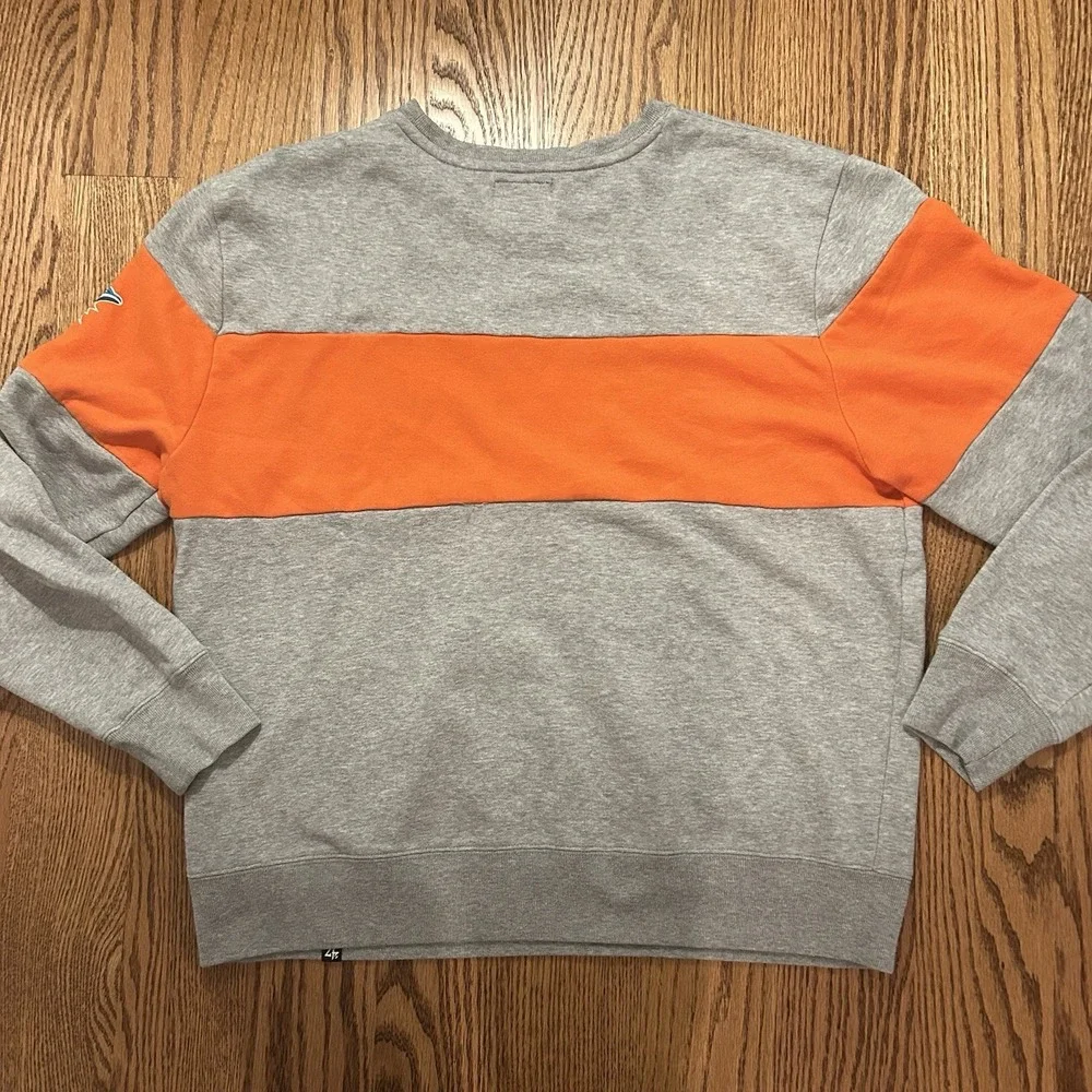 Miami Dolphins Sweatshirt 47 Size XL Gray Unisex Pullover Long Sleeve